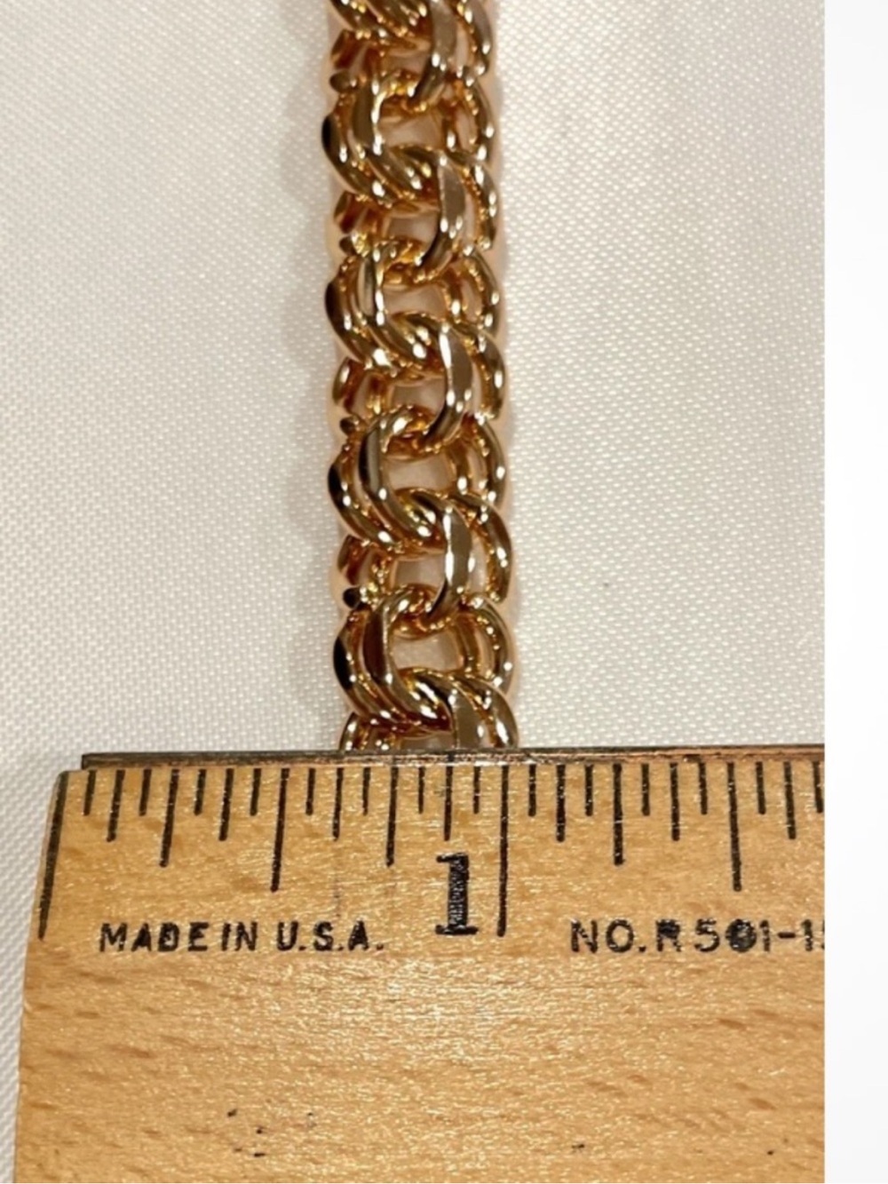 Bismark 9.8" Gold Plated 18k Men's Women's
Link Bracelet XUPING